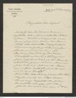 Nachlass Franz Steindachner, Brief von Gustav Schneider (junior) an Franz Steindachner (02.02.1909), Inv.Nr. 462.14, Seite 1